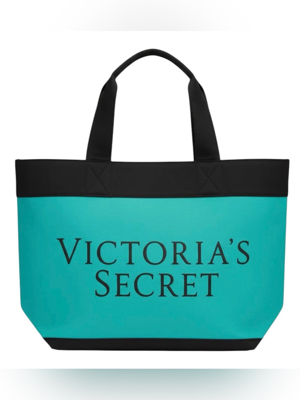 Victoria's‎ Secret Teal, Blue and Black Large Tote Bag
